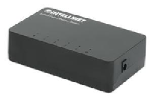 Intellinet Desktop 5-Port Fast Ethernet Switch schwarz - Switch - 0,1 Gbps